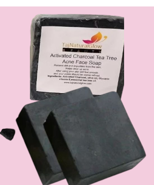 Tea tree charcoal soap